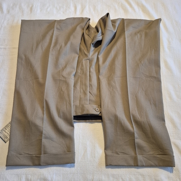 Geoffrey Beene men's size 38 x 32 Banker's Collection Tan pants, New - Picture 9 of 9